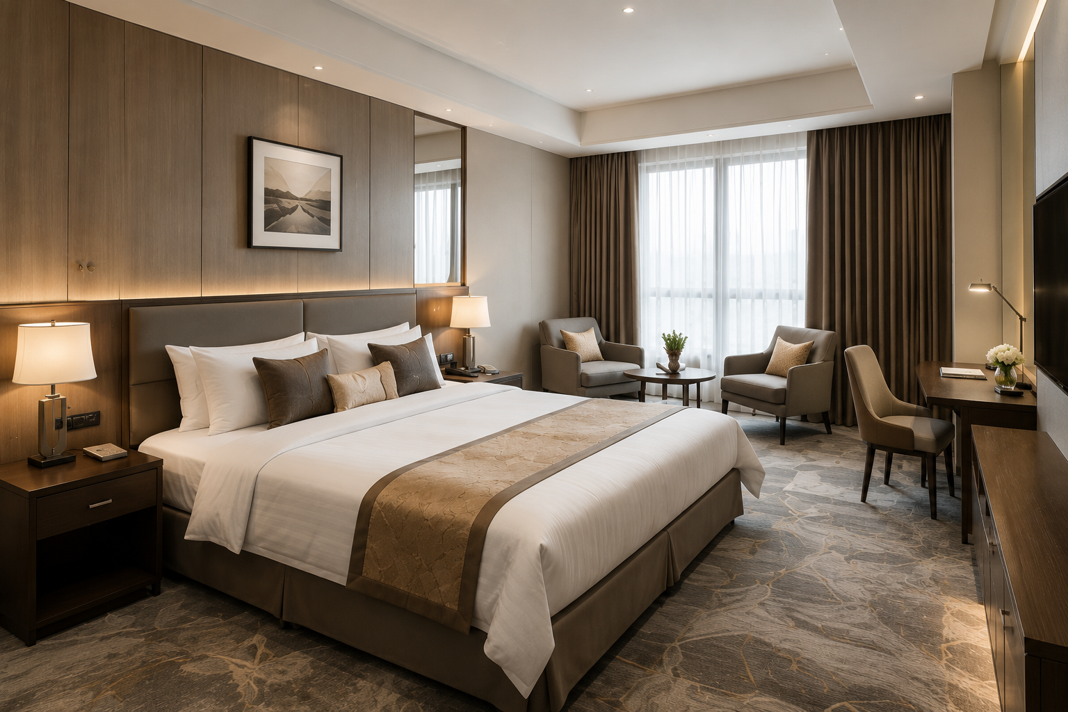 Hotel interior furniture edge band applications