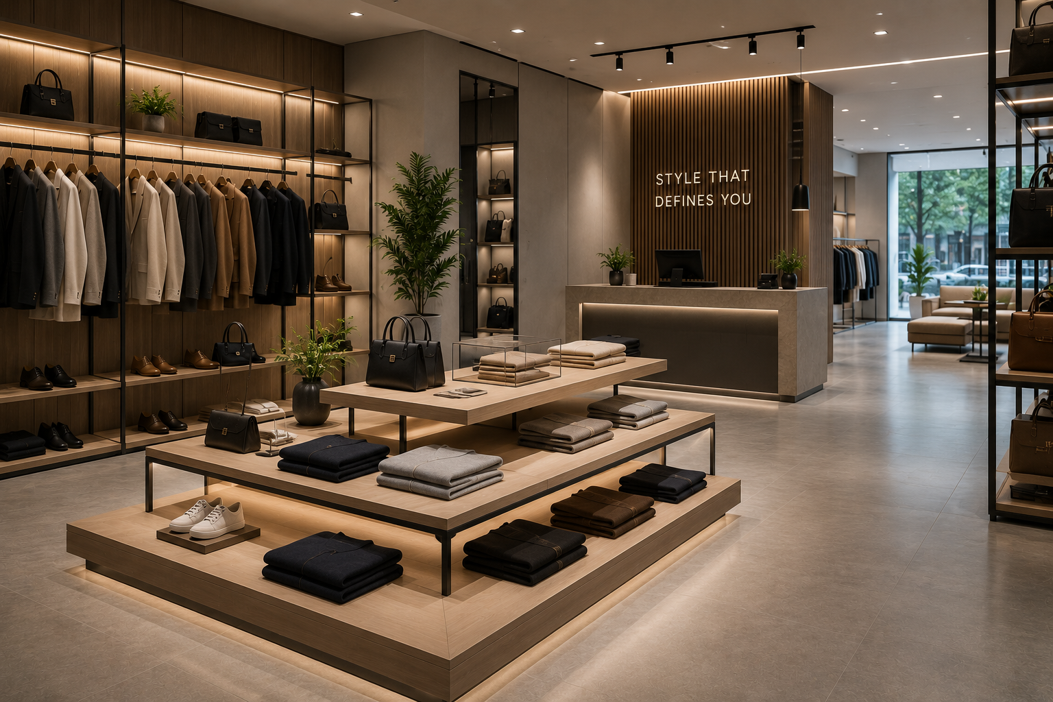 Retail fixture panels with decorative edge bands