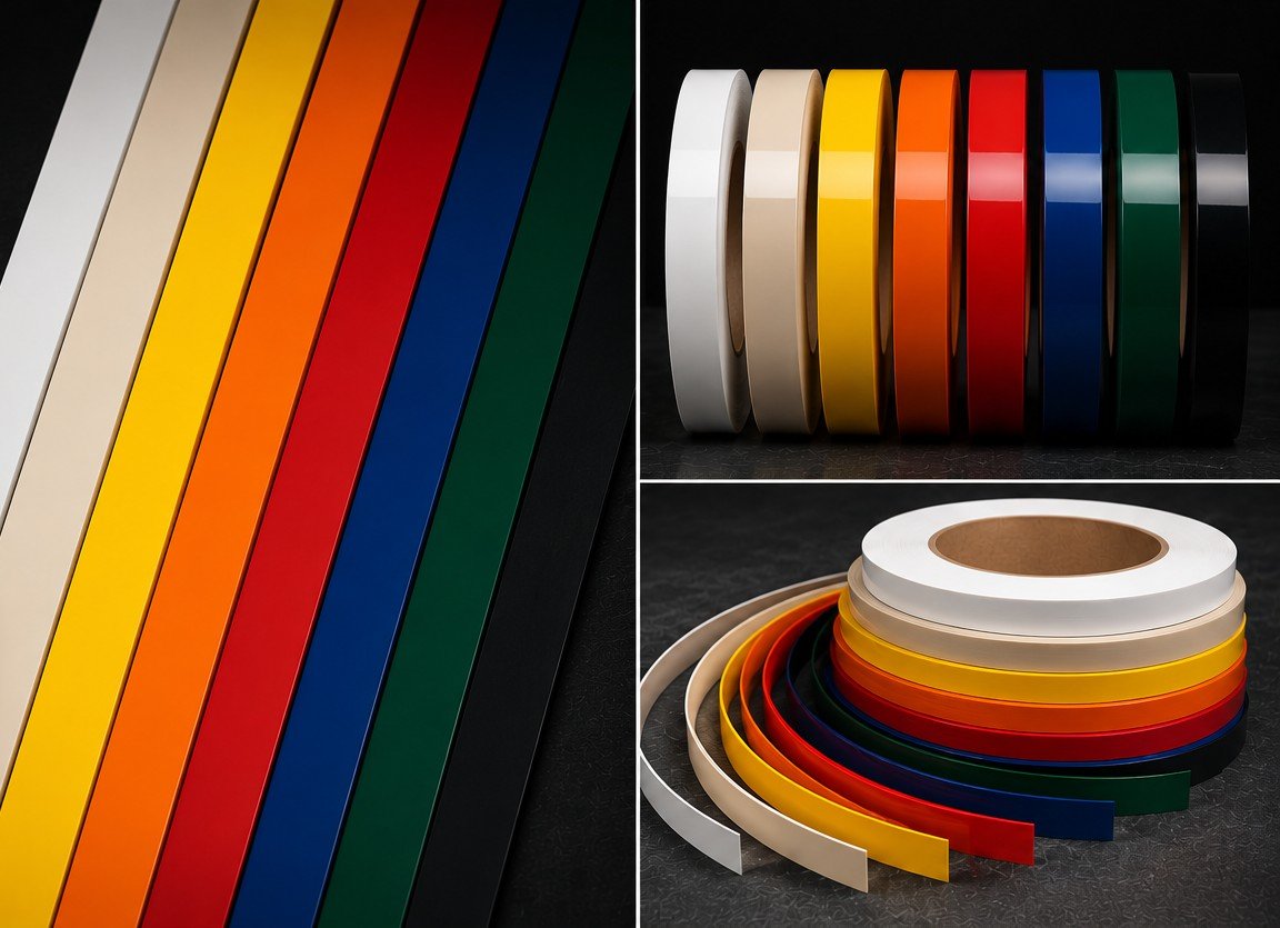 Solid colour edge band collection