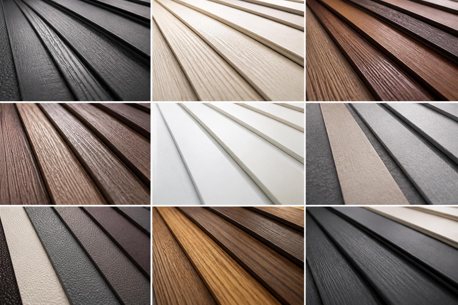 Textured decorative edge band collection