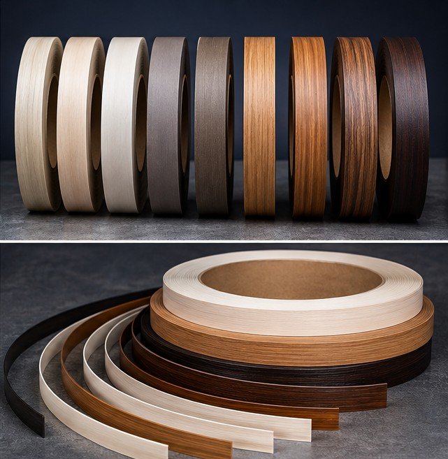Wood grain PVC edge band collection